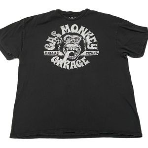 Gas Monkey Garage Dallas Texas T-Shirt Mens Size 2XL Black Tee Cotton